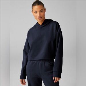 Beyond Yoga luxefleece happiness cropped hoodie size L